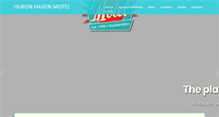 Desktop Screenshot of huronhavenmotel.com